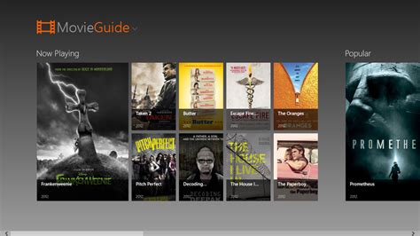 Review: Movie Guide for Windows 10