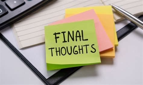 Review Final Thoughts