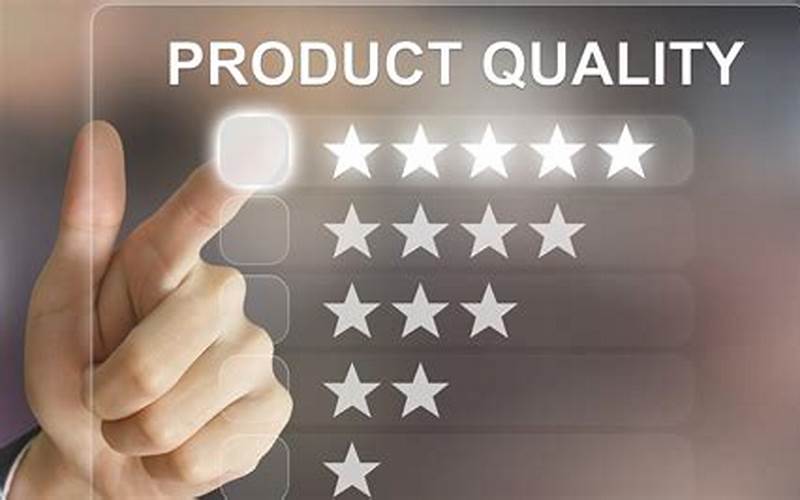 Reviewing And Rating The Product