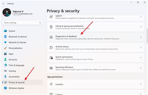 Reviewing Your Privacy and Tracking Settings