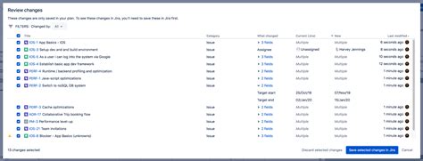 Reviewing and Saving Changes
