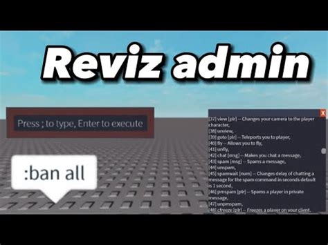 Reviz Admin Anti Exploit - Scripting Support - DevForum | Roblox