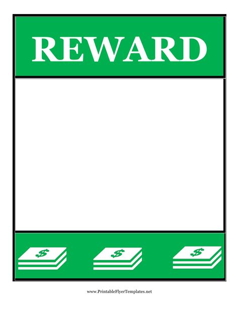 Reward Poster Template