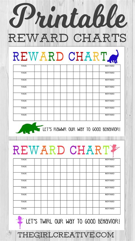 Reward Chart For Kindergarten