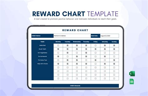 Reward Chart Template Word - Professional Template Examples