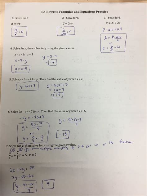 Balancing Equations And Types Of Reactions Worlsheet Key Balancing