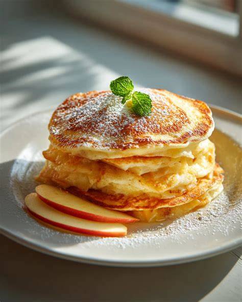 Rezept Apfel Quark Pfannkuchen
