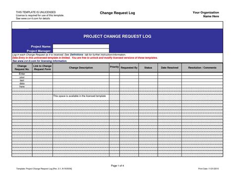 Rfi Excel Template