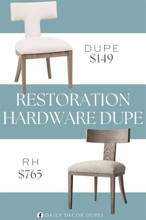 Rh Dining Chair Dupes