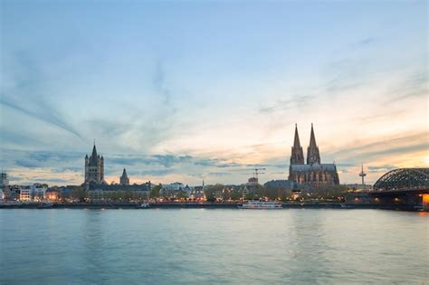 Rhine River sunset