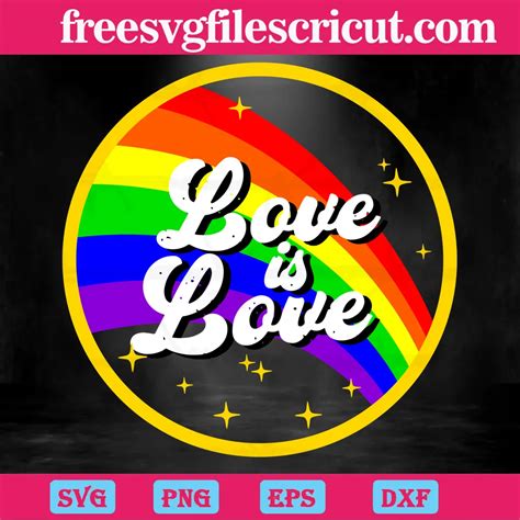 Download Rhinestone LGBT Rainbow Love DXF Files