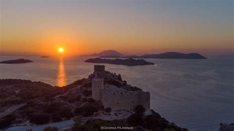 Rhodes Coastline Sunset
