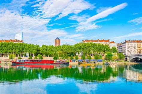 Rhone river Lyon
