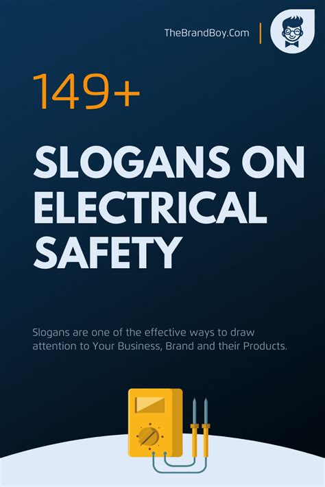Rhyme and Alliteration Electrical Safety Slogan