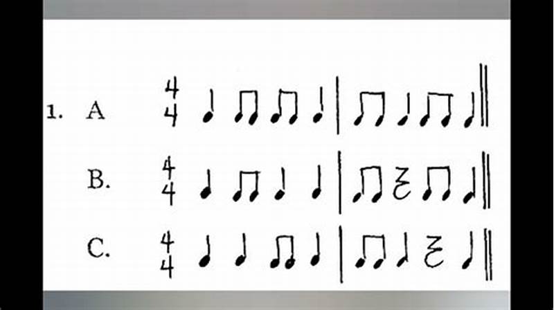 Rhythmic Pattern Examples