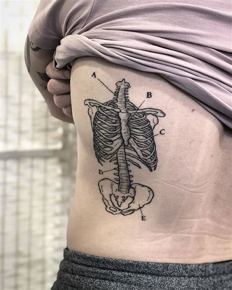 Rib Cage Tattoo