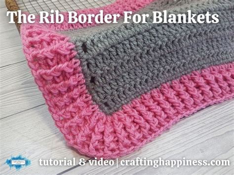 Ribbed Crochet Border