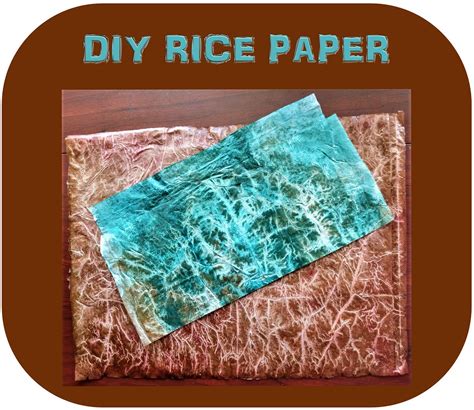 Rice Paper Creation