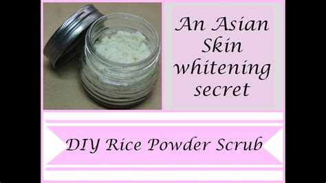 Radiant and Bright: Unleash your Inner Glow with the Power of Rice Powder Skin Whitening