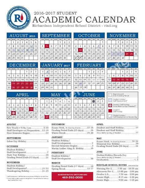 Richardson Tx Isd Calendar