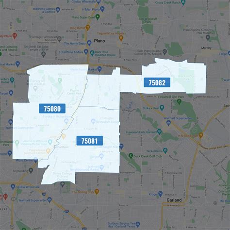 Zip Code Map of 75080 Demographic profile, Residential, Housing