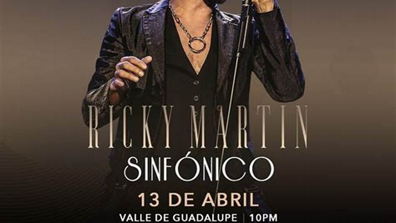 Ricky Martin Conciertos 2024