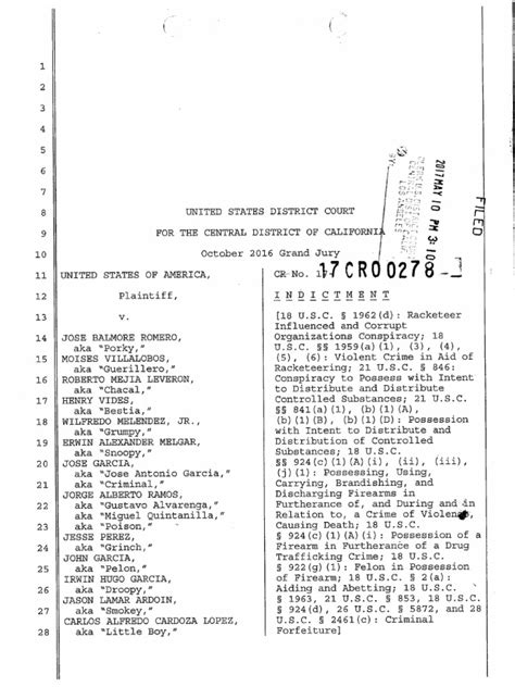 Rico Indictment Meaning