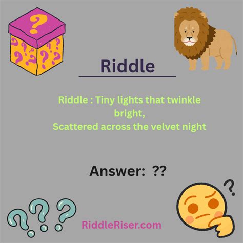 Riddle For Quiz Night