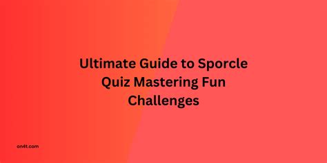 Riddle Quiz Sporcle