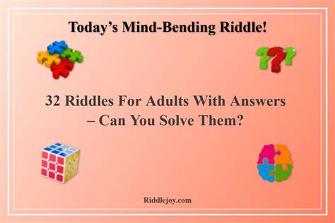 Riddles Adults Can T Answer