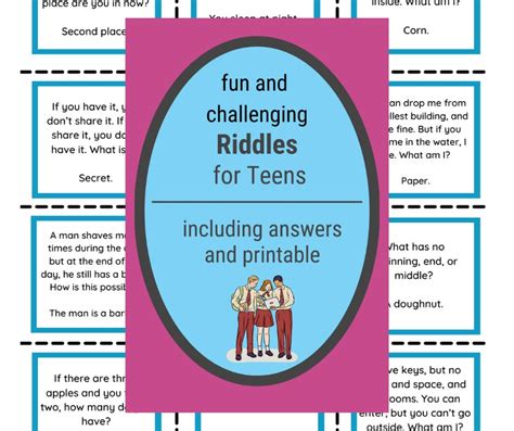 Riddles For Teens With Answers