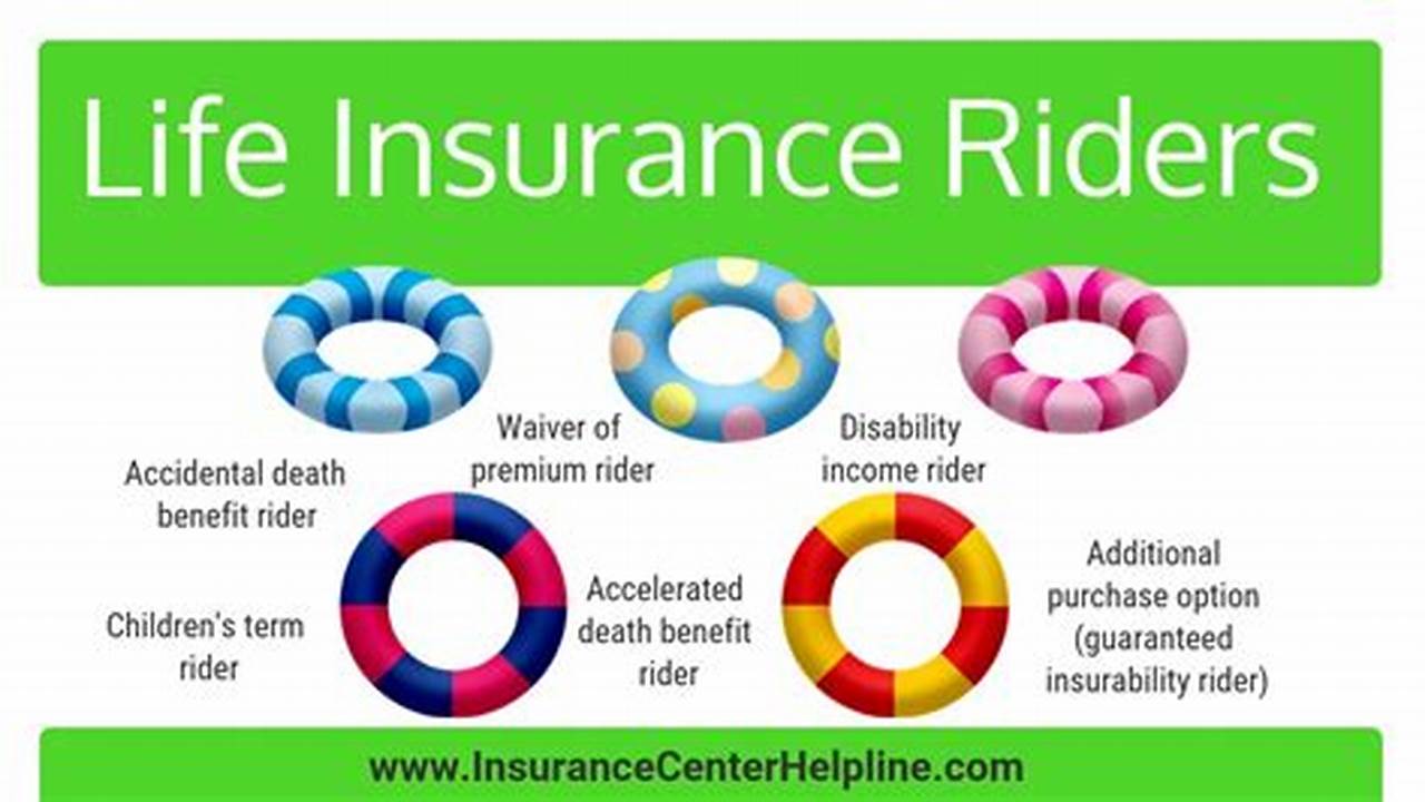 Riders, Life Insurance