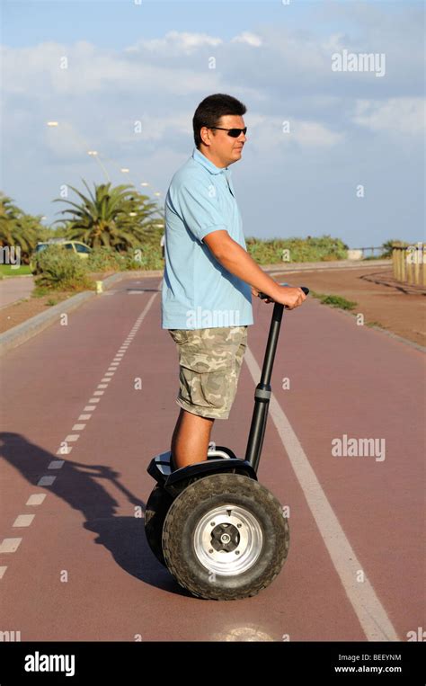 Riding a Segway