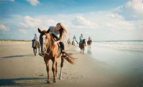 Riding on a Beach