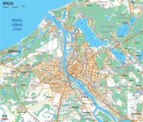 Riga map