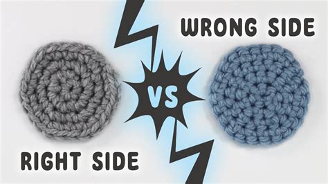 Right Side Wrong Side Crochet
