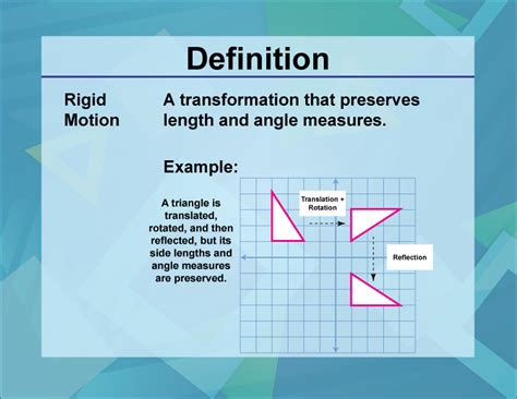 Unlocking the Art of Precision: Tapping into Rigid Motion Definition in Geometry