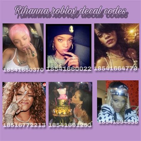 Rihanna Roblox ID Codes - Roblox ID