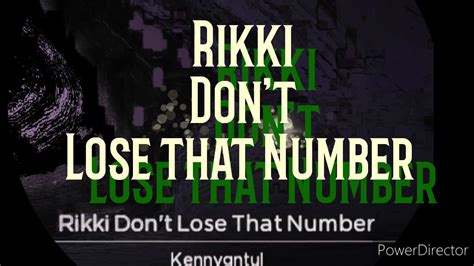Rikki Don't Lose That Number legacy