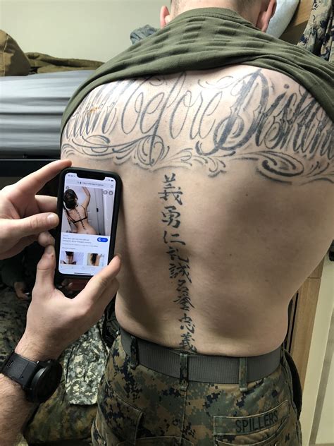 Riley Reid Back Tattoo