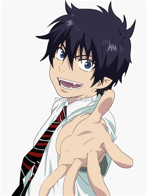 Get Demonically Stylish with Rin Okumura Sticker Collection: Express Your Love for Blue Exorcist!