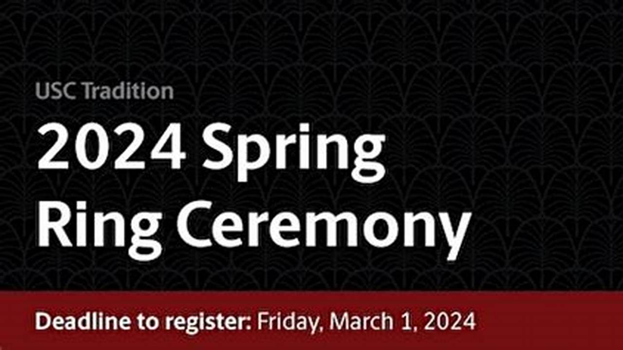 Ring Day Spring 2024