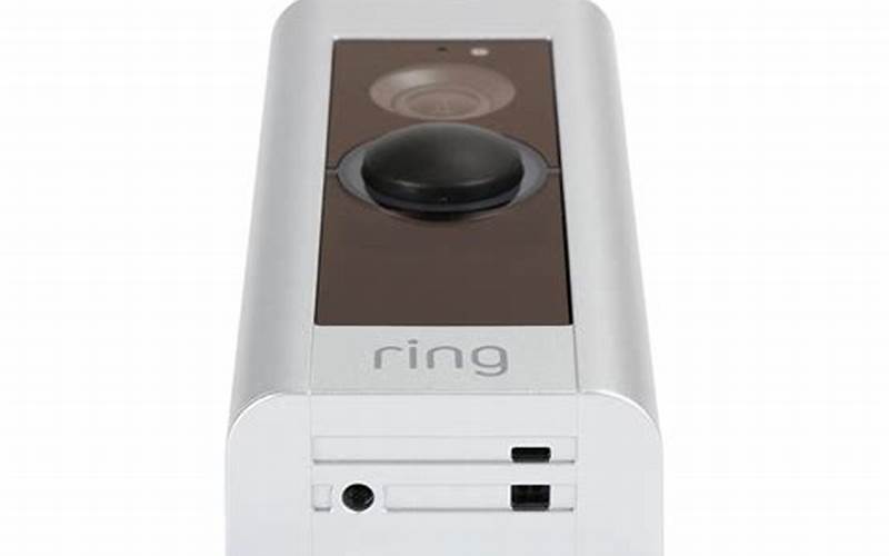 Ring Pro Wi-Fi Enabled Full Hd 1080P Video Doorbell Front Side View