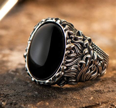 Ring With Onyx Stone