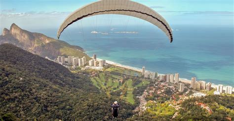 Rio Landmarks Paragliding View