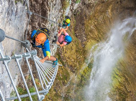 Rio Ruzza Via Ferrata route