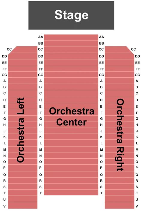 Rio Theatre Seating Chart