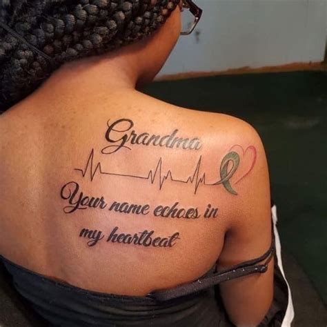 Lily tattoo. Quote for grandma. RIP Grandma tattoos