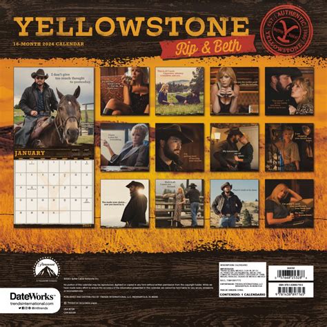 Rip Yellowstone Calendar