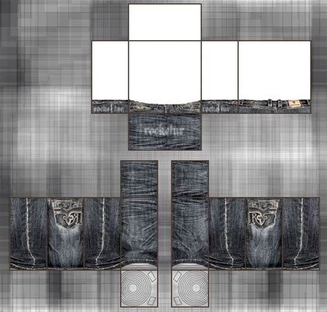 Ripped Jeans with Chain Roblox Clothes Free Graphic & Design 